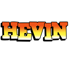 Hevin sunset logo