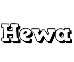 Hewa snowing logo