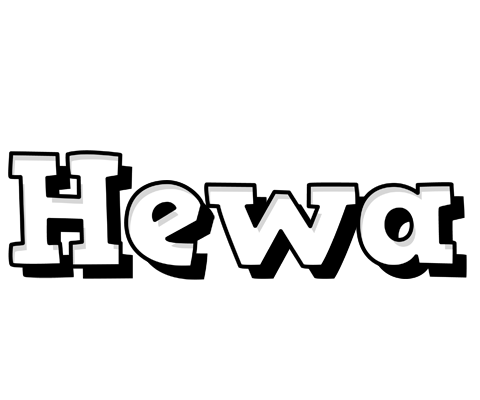 Hewa snowing logo