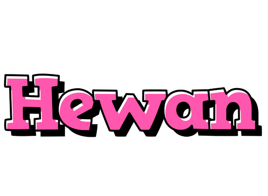 Hewan girlish logo