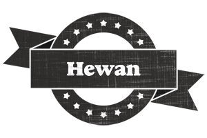 Hewan grunge logo
