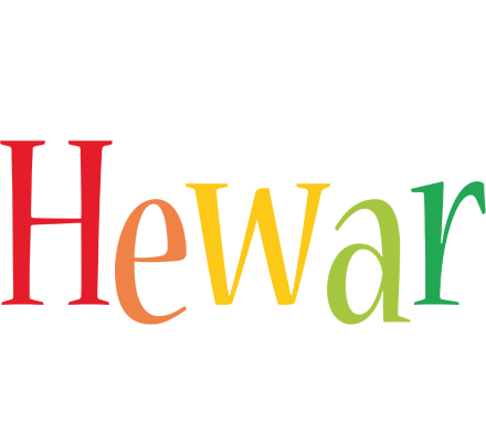 Hewar birthday logo