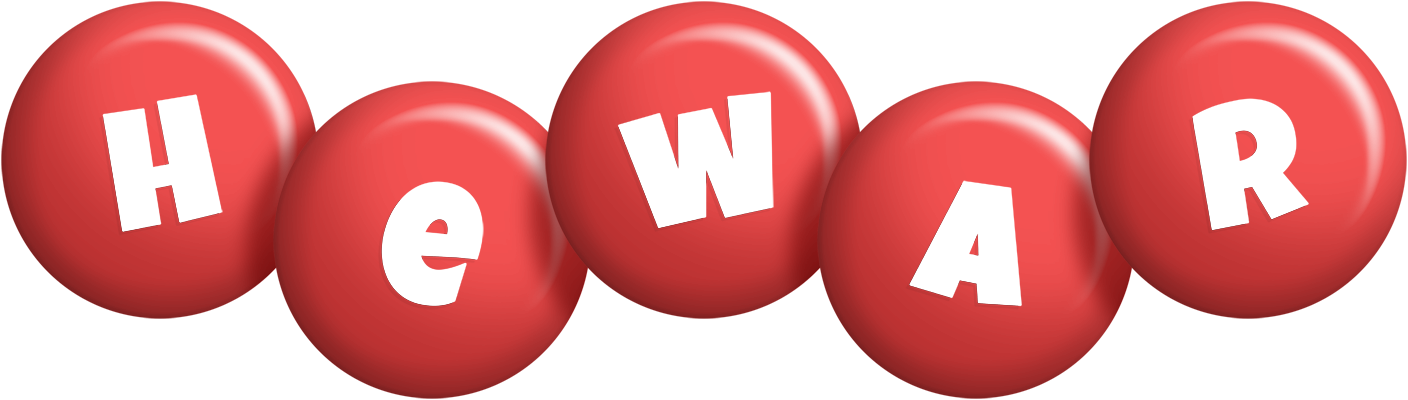 Hewar candy-red logo
