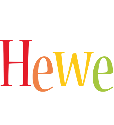 Hewe birthday logo