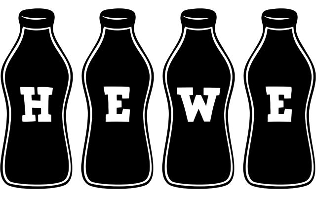 Hewe bottle logo