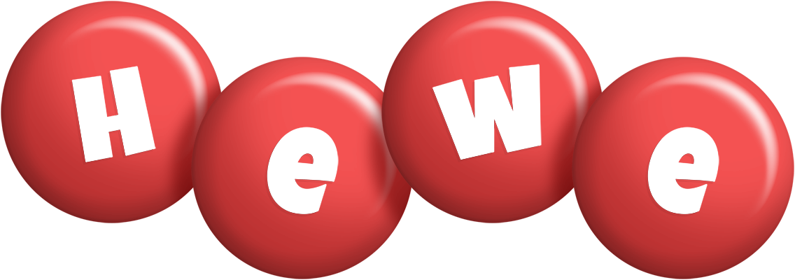 Hewe candy-red logo
