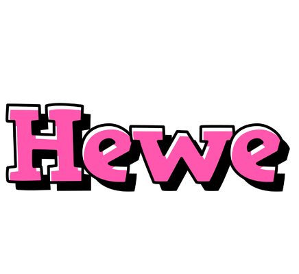 Hewe girlish logo