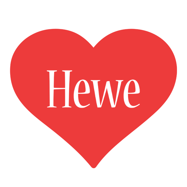 Hewe love logo
