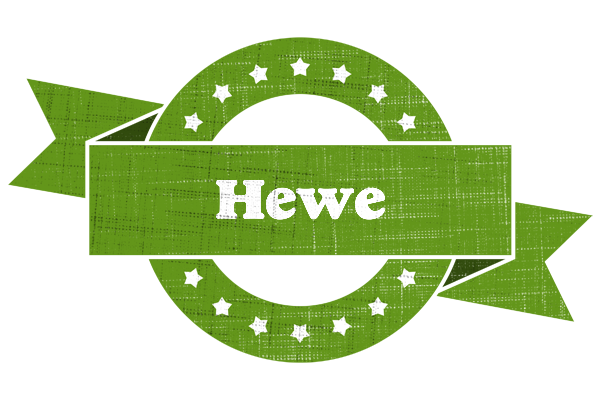 Hewe natural logo