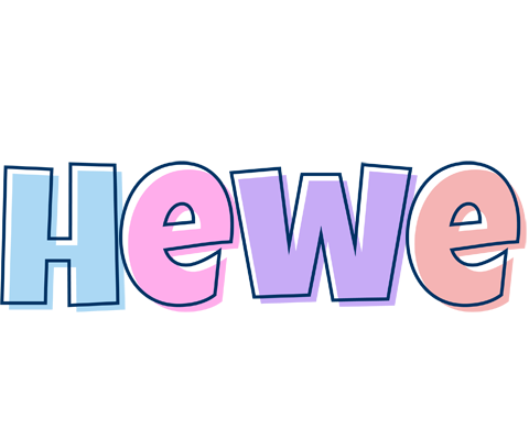 Hewe pastel logo