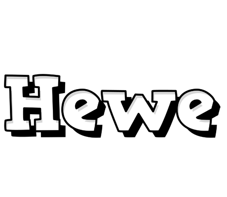 Hewe snowing logo