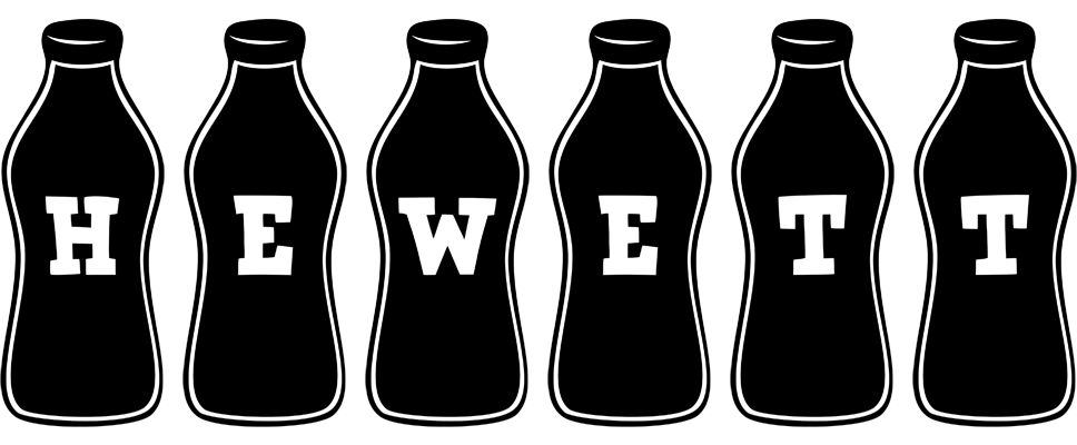 Hewett bottle logo