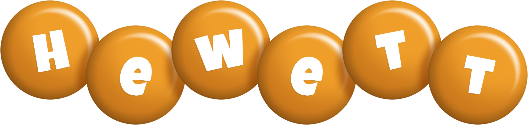 Hewett candy-orange logo