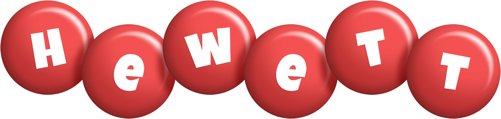 Hewett candy-red logo