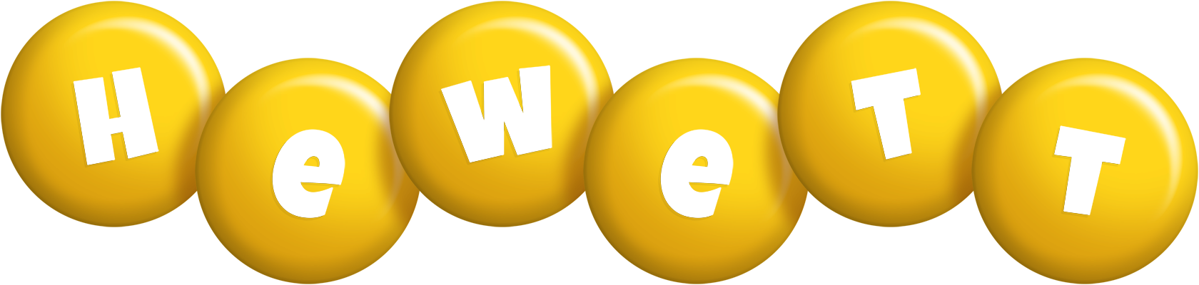 Hewett candy-yellow logo