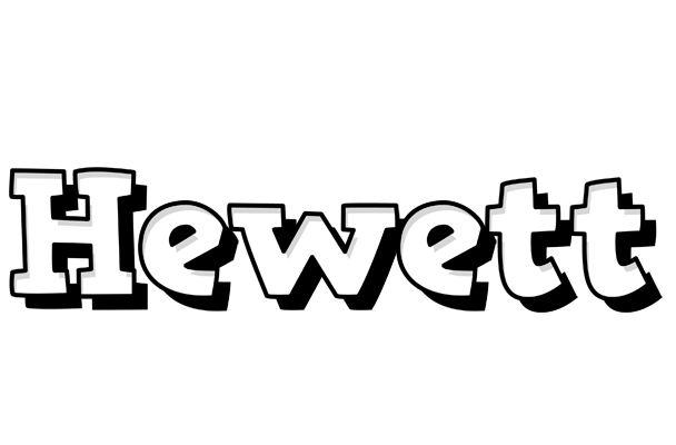 Hewett snowing logo