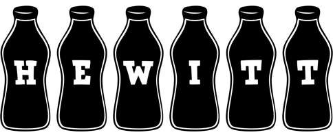 Hewitt bottle logo