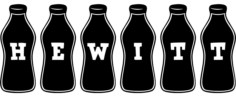 Hewitt bottle logo