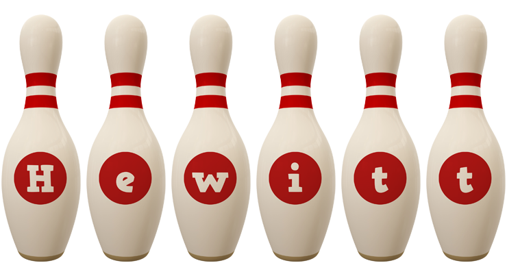 Hewitt bowling-pin logo