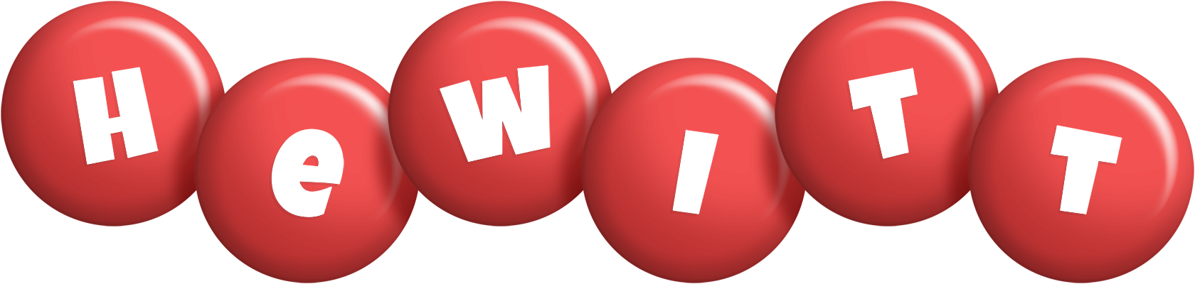 Hewitt candy-red logo