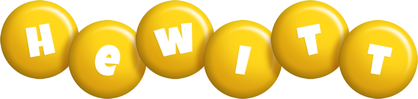 Hewitt candy-yellow logo