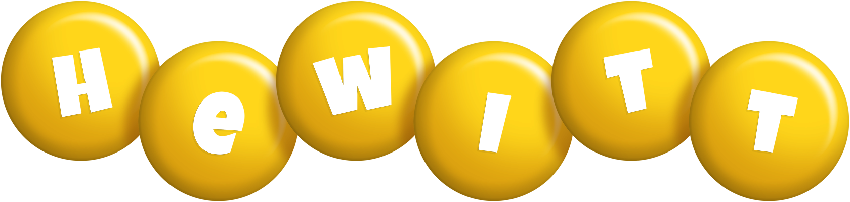 Hewitt candy-yellow logo