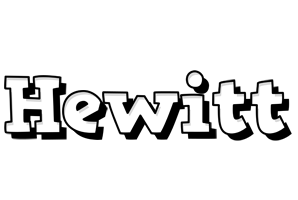 Hewitt snowing logo