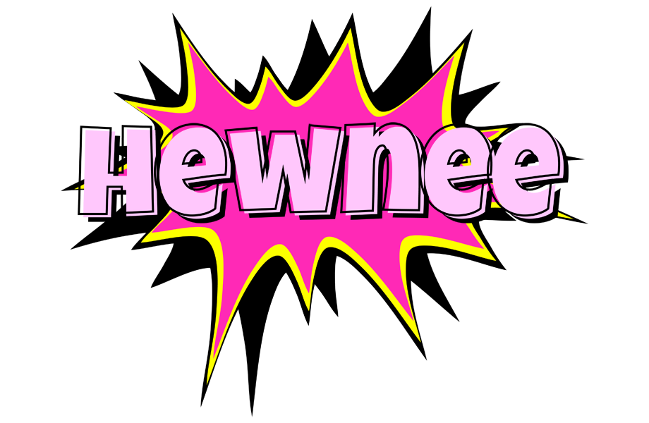 Hewnee badabing logo