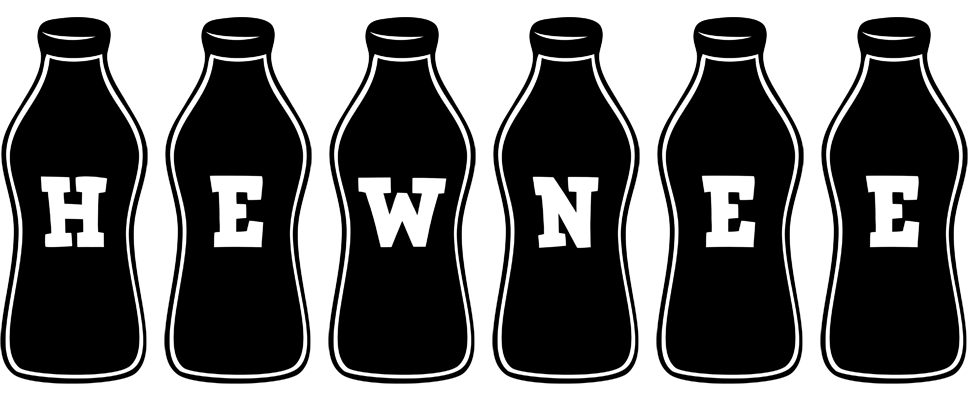 Hewnee bottle logo