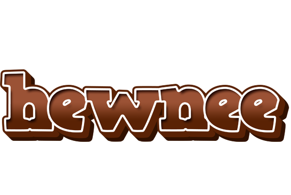 Hewnee brownie logo