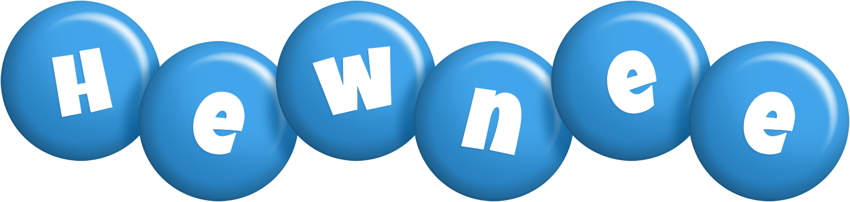 Hewnee candy-blue logo