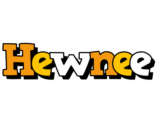 Hewnee cartoon logo