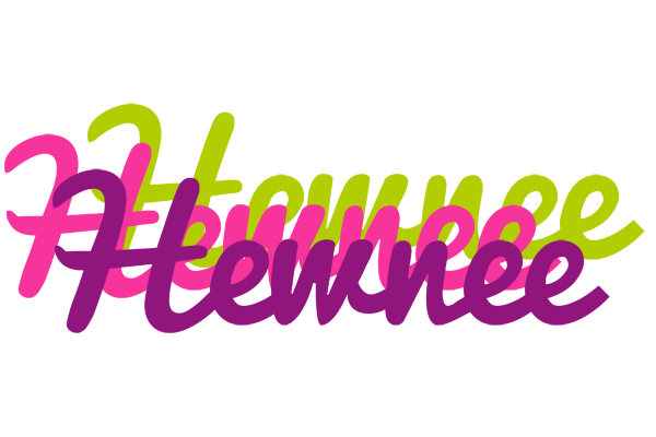 Hewnee flowers logo