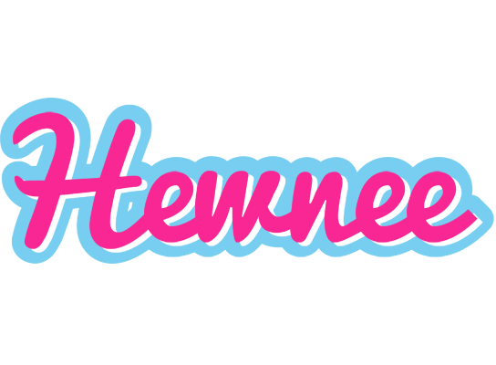 Hewnee popstar logo