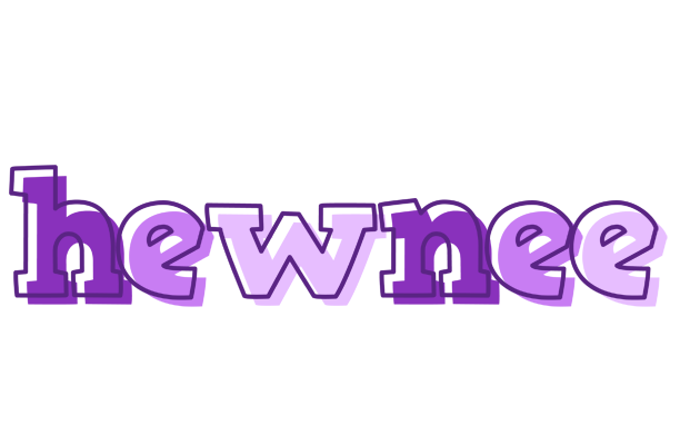 Hewnee sensual logo