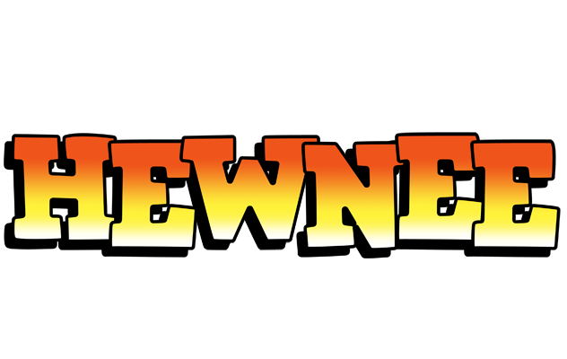 Hewnee sunset logo