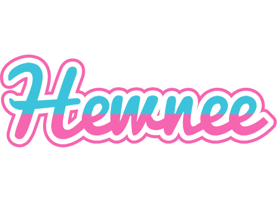 Hewnee woman logo