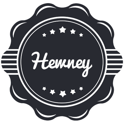 Hewney badge logo