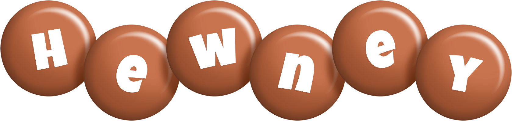 Hewney candy-brown logo