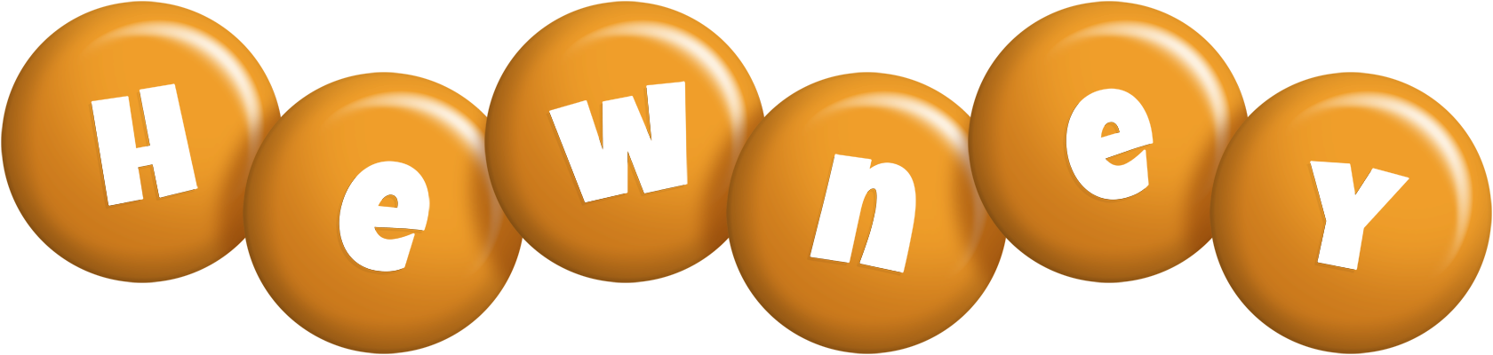Hewney candy-orange logo