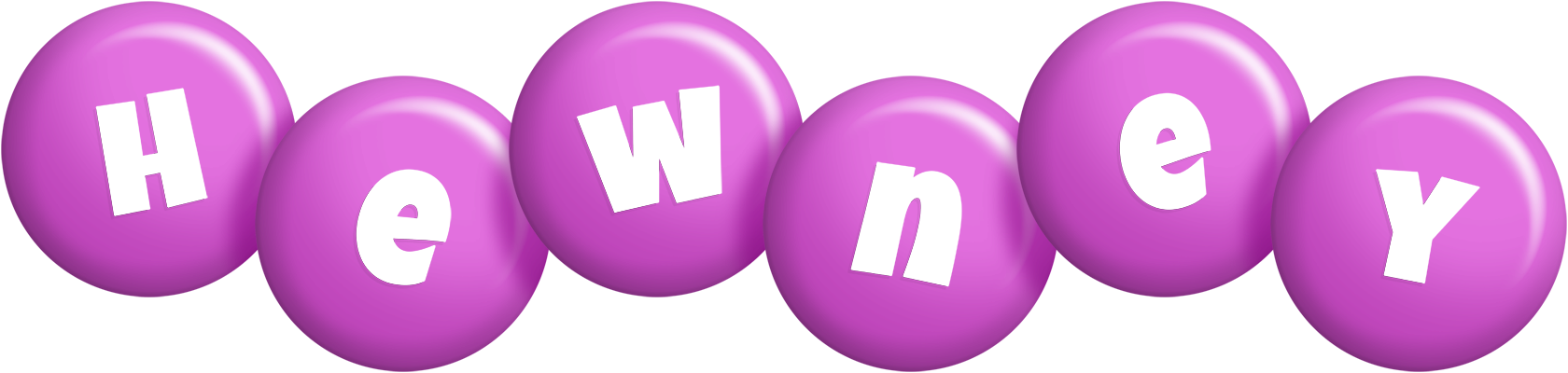 Hewney candy-purple logo