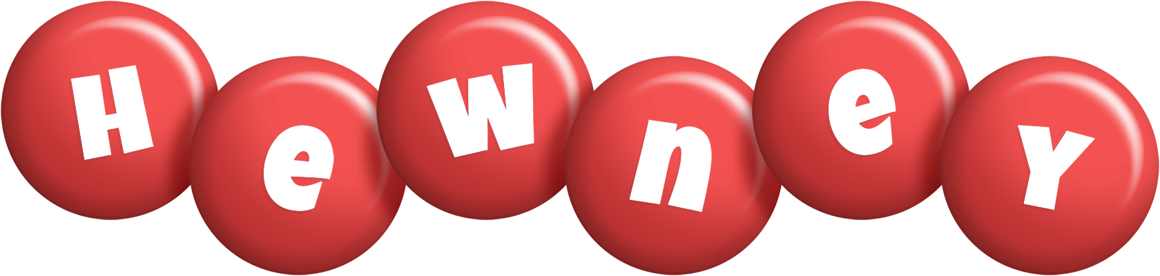 Hewney candy-red logo