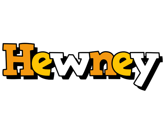 Hewney cartoon logo