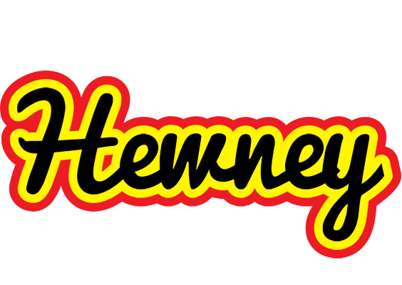 Hewney flaming logo