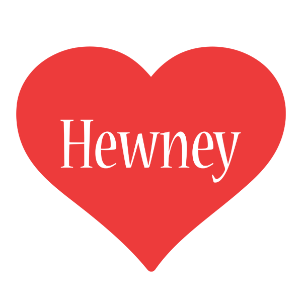 Hewney love logo