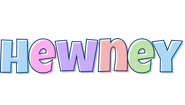 Hewney pastel logo