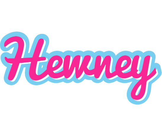 Hewney popstar logo