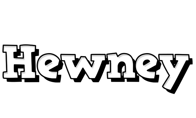 Hewney snowing logo