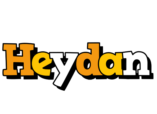 Heydan cartoon logo