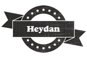 Heydan grunge logo